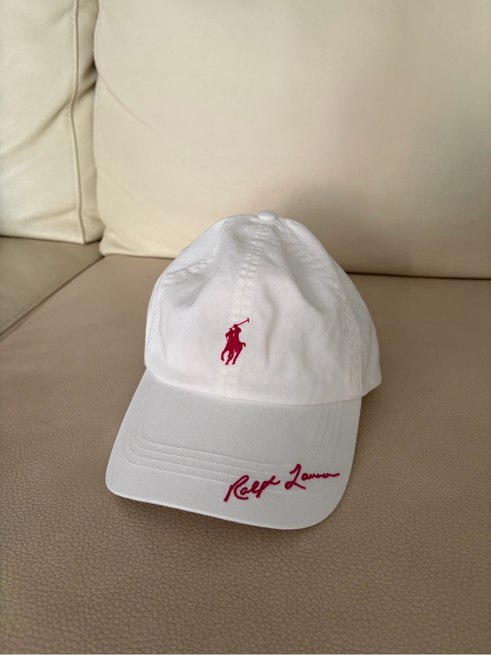 Polo Ralph Lauren 2026 US Open Pink Pony Day Hat, White, limited edition